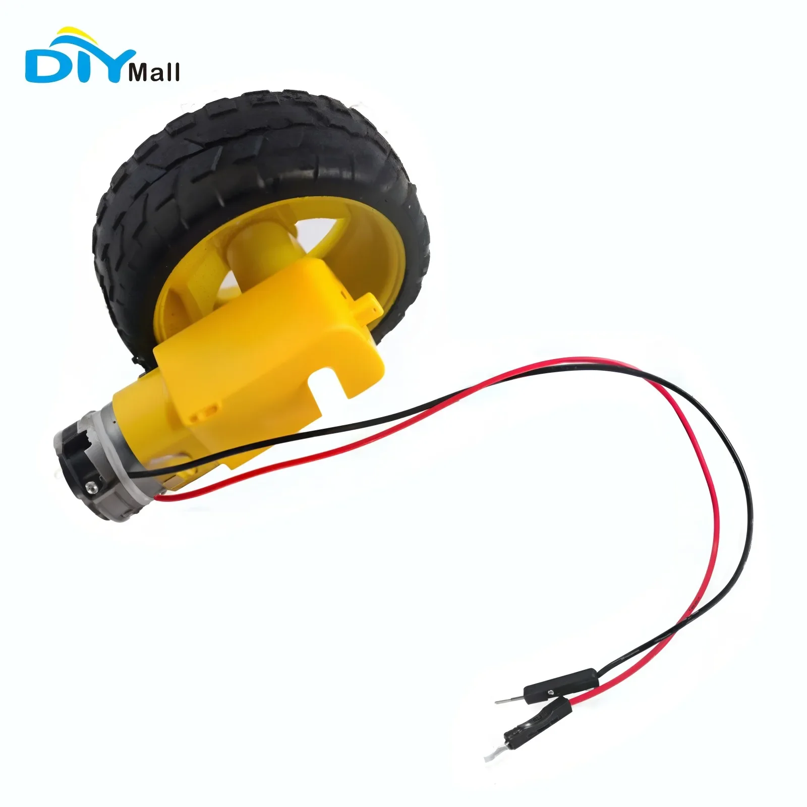 DC Gear motor 1:48 DC3-6V dual shaft 200RPM motor and tires for Drive Toy Car、Aircraft