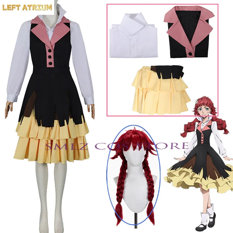 Disfraz de Lucy·Maud·Montgomery, disfraz de Anime Bungo Guild Lucy, traje de mujer, conjunto de vestidos de Lolita, ropa de Halloween para mujer