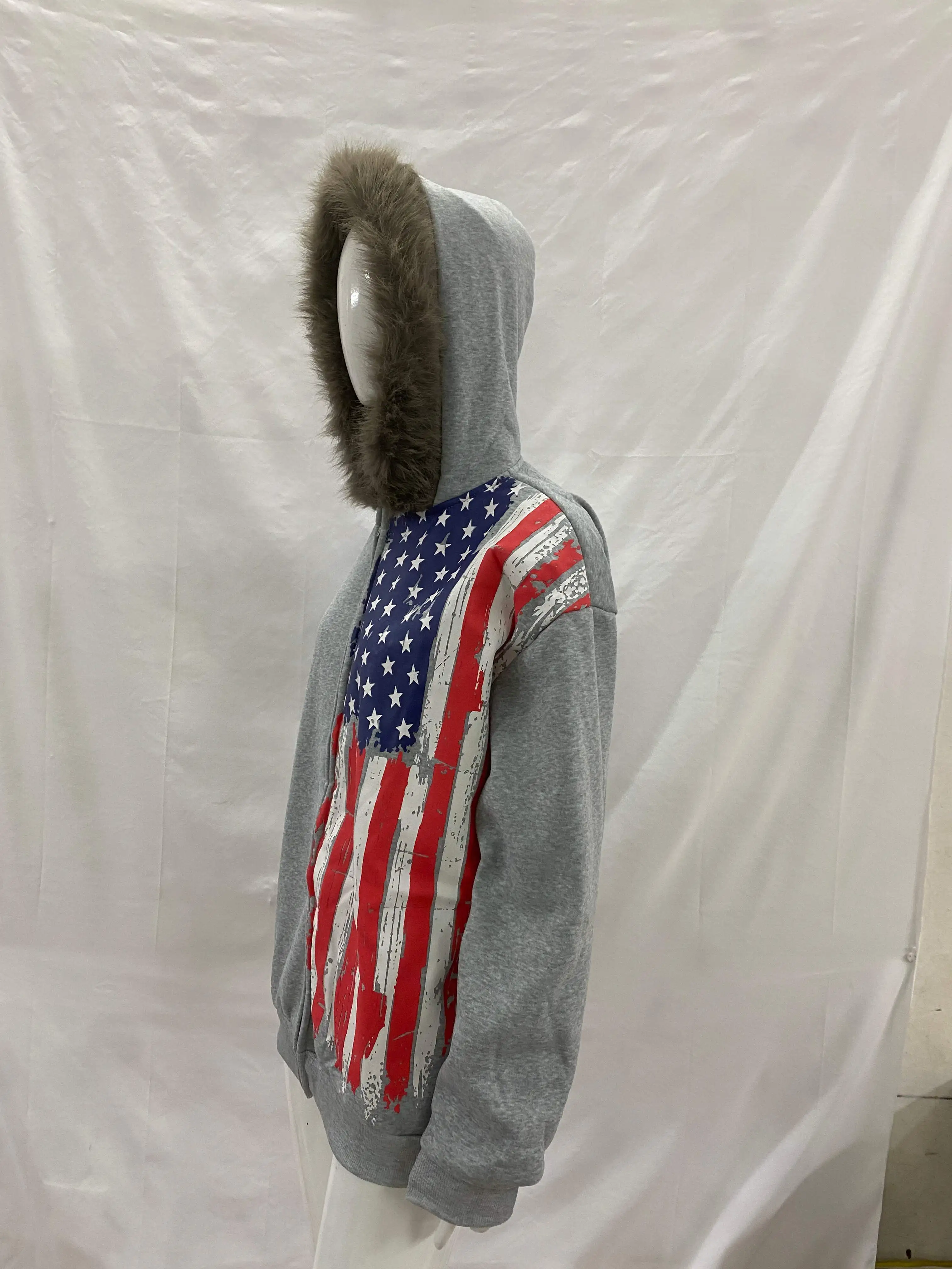 Autumn and Winter Women's Fashion Single Item Top Gothic Harajuku Ins American Retro Trendy Zipper Hoodie Sweatshirt Y2k Clothin