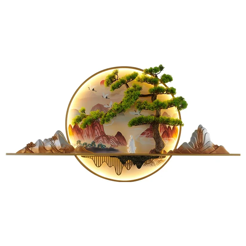DORIAN Modern Picture Wall Light LED Chinese Creative Landscape Mural Sconce Lamp For Home Living Room Study Bedroom Decor