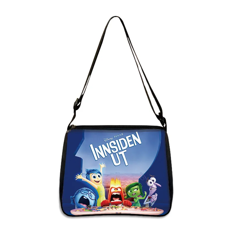 Inside Out 2 Crossbody Bag for Women Disney New Cartoon Joy Sadness Anger Underarm Bag Girls Fashion Shoulder Bags Xmas Gifts