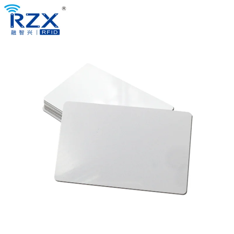 

100pcs a lot White ID Business Blank Pvc Card Printable CR80 Sublimation Plastic Offset Printing Thermal Printable