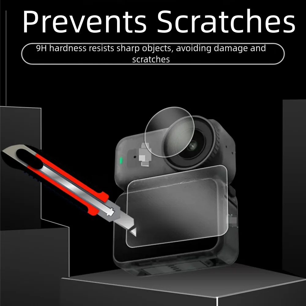 Ultra HD Tempered Glass Screen Protector For DJI OSMO-Nano - 9H Scratch Panoramic Camera Glass Protective Film Camera Accessory