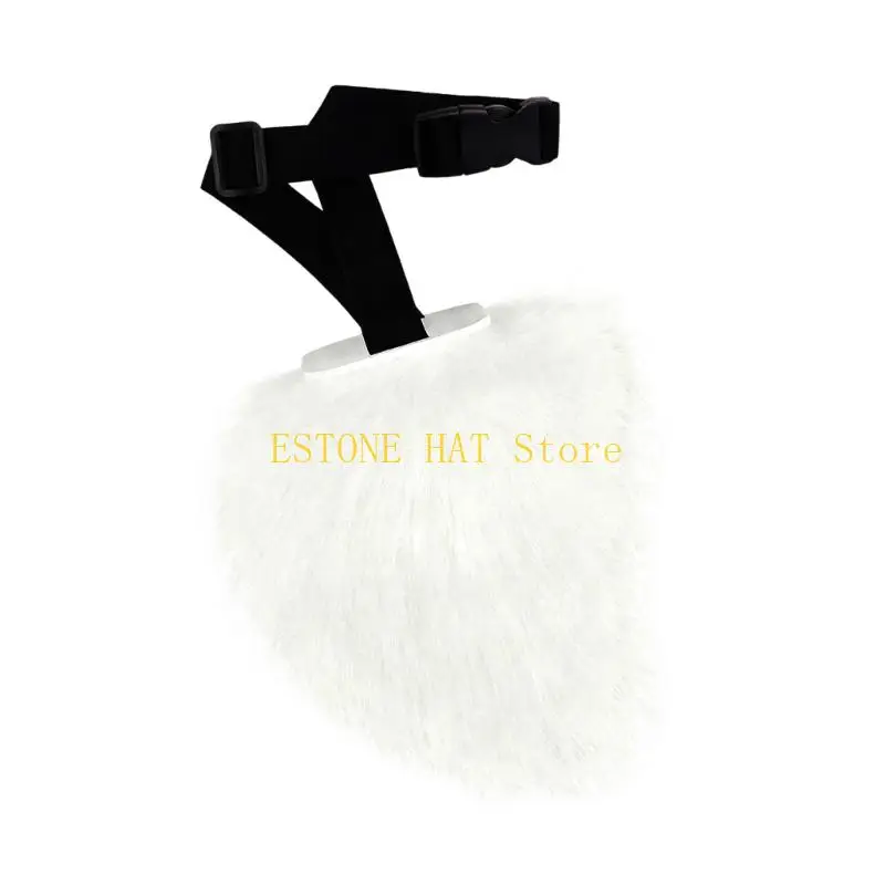 49MF Furry Tail Props for Childrens Christmas Party Festive Dressing Up Fun