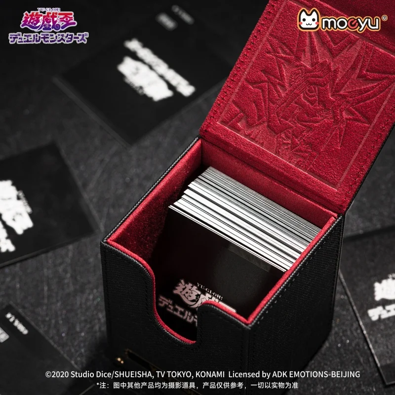 In Stock Moeyu Original Yu-Gi-Oh Card Deck Box Premium Leather Trading Card Storage Case Birthday Gift For Game Card Collectors