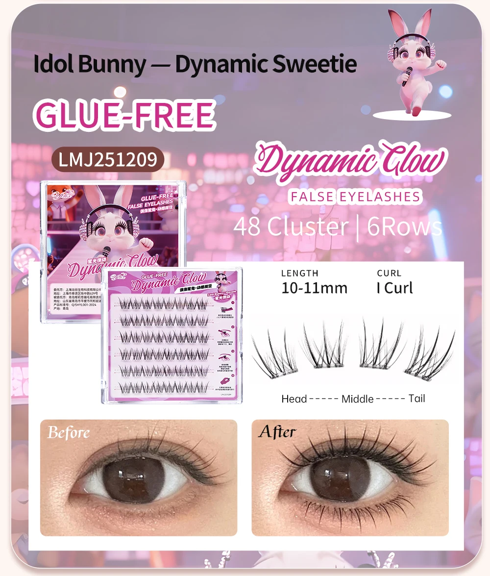 Yelix Kleberfreie Falsche Wimpern 15 Stile Selbstklebende Cluster-Wimpern Natürliche Einzelwimpern-Verlängerungen Großhandel Wimpern-Zubehör – Detail 15