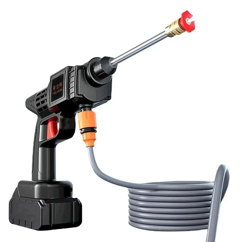 Idropulitrice a batteria - Pistola ad acqua ad alta pressione alimentata a batteria al litio da 20 V per uso domestico per la pulizia dell'auto