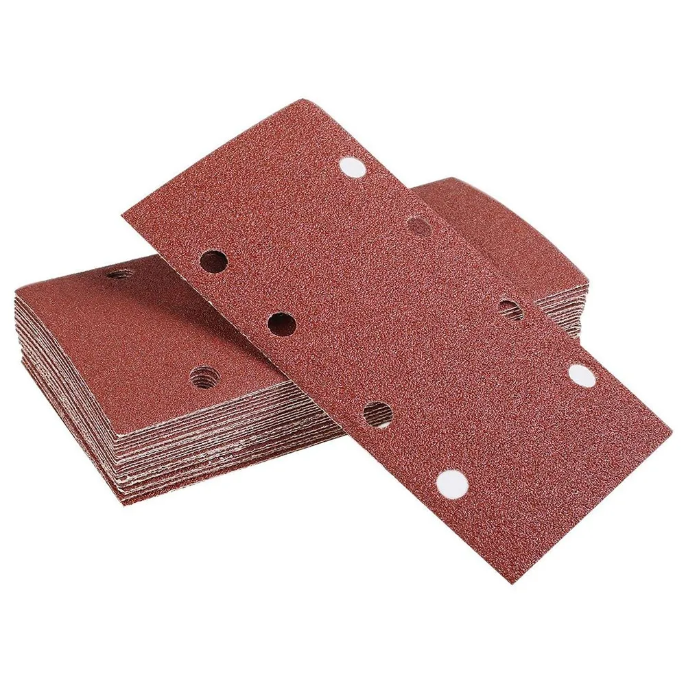 

30Pcs Square Sandpaper Sanding Paper Sheet 95X185mm Sander Hook Loop Disc Abrasive Tools for Wood Polishing Tools