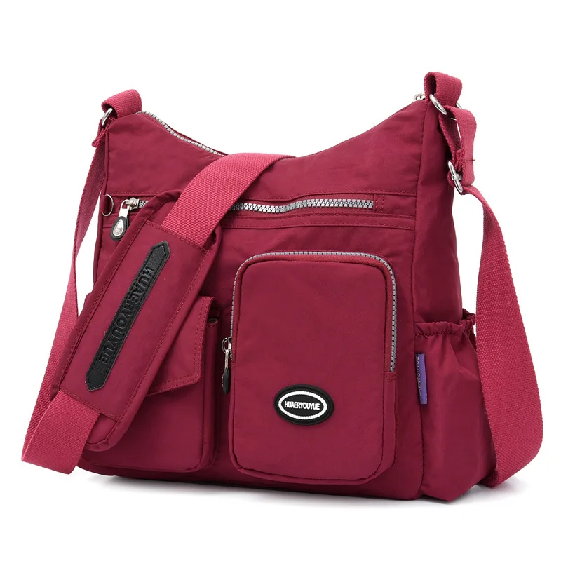 Schoudertas Nieuwe Nylon Crossbody Reis Casual Handtas Voor Vrouw Hoogwaardige Messenger Veelzijdige Luxe Exquise Veelkleurige