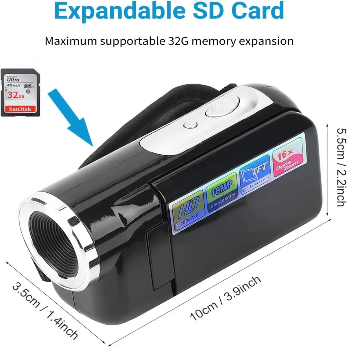 Sleek Design Digital Camera Captures Stunning Full HD Videos and Images with a Convenient Rotating Screen Feature
