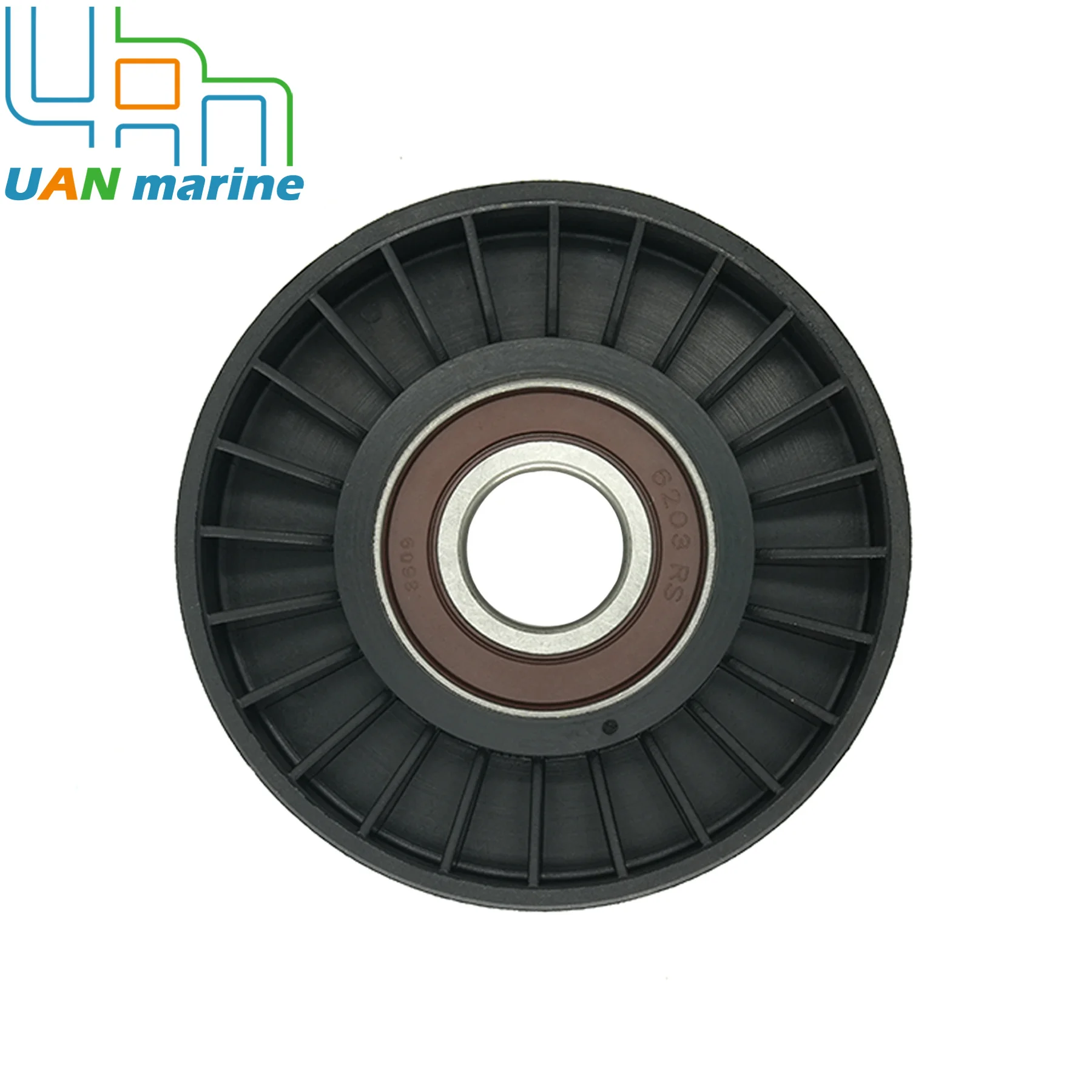 710-8M6500024 Serpentine Belt Idler Pulley for Mercruiser 4.3 5.0 5.7 5.8 6.2 8.1 L Sterndriven Engines 8M6500024 865598 818382
