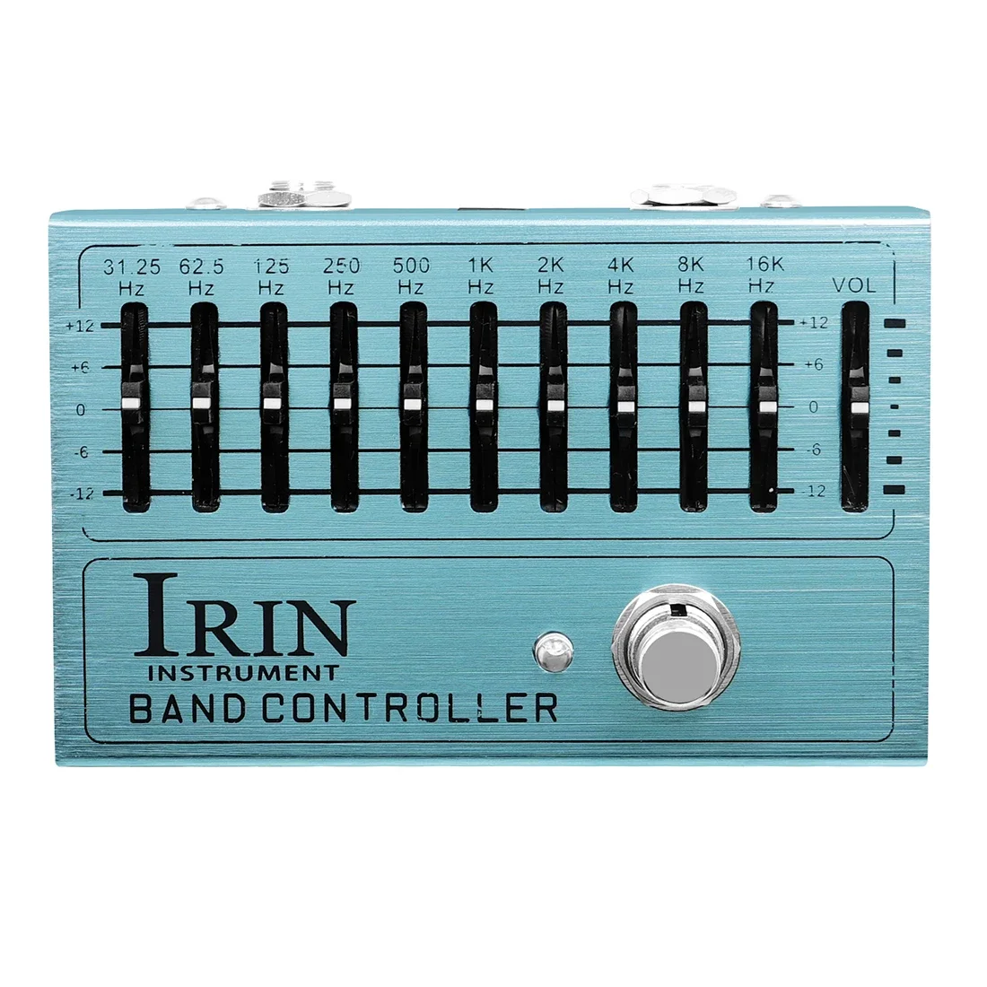 

IRIN Controller Equalizer 10 Band Electric Guitar Pedal Effect EQ Pedals True Bypass Guitar Bass Accessories 31.25Hz to 16kHz