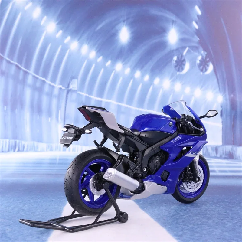 WELLY 1:12 2020 YAMAHA YZF-R6 Heavy Duty Motorcycle Simulation Alloy Model Adult Collection Decoration Gifts Toys for Boys B493