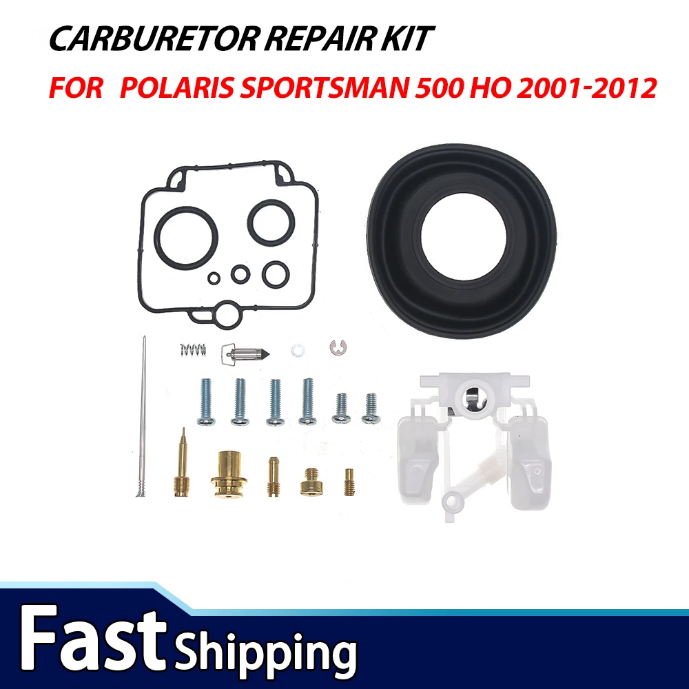 

For Polaris Sportsman 500 HO 2001-2012 Carburetor Carb Rebuild Kit Repair Kit