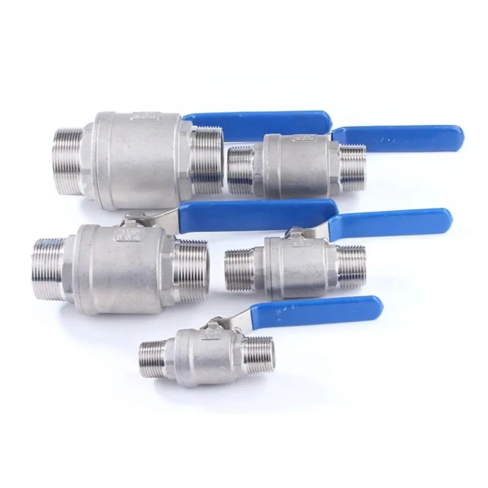 

1/4" 3/8" 1/2" 3/4" 1" 2" BSPT Male Full Port Shut Off Ball Valve 304 Stainless Steel Water Gas Oil