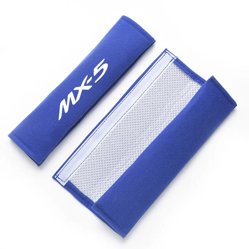 2Pcs Car Seat Belt Cover Shoulder Protect Belt Pad Case for MX5 NA NB NC ND MX-5 Auto Accessories