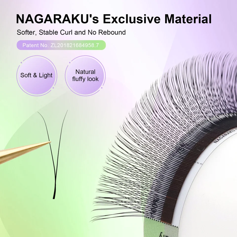 NAGARAKU Punta Única 2D Forma Y Tejido a Mano Premium Suave Malla Cruz YY 3
