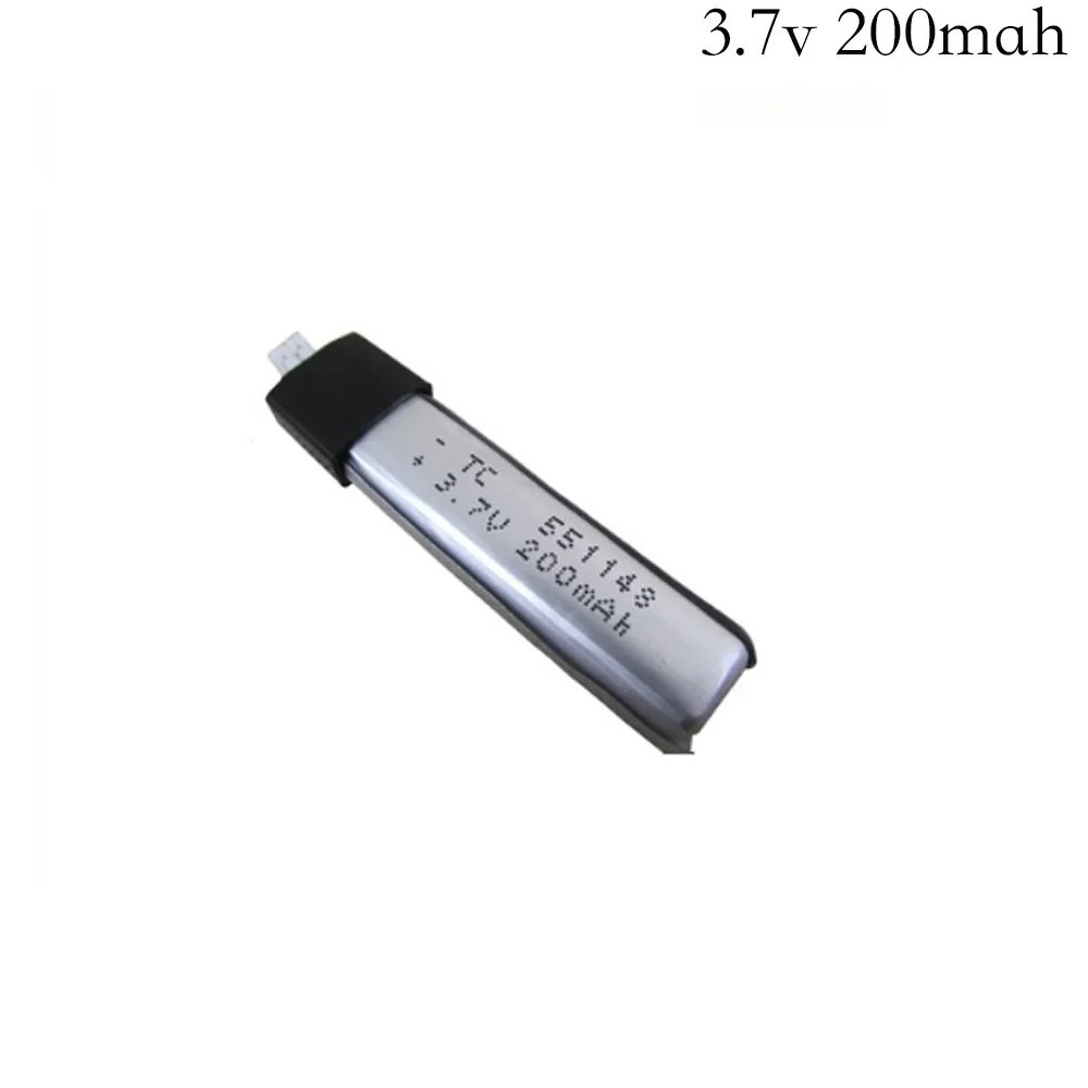 3.7v 200mah Original for WLtoys V911 F929 F939 RC Helicopter 3.7 V 200 mAh 551148 2.00mm plug Battery For WLtoys V911 F929 F939