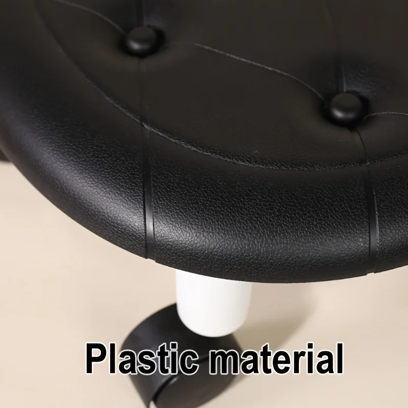 1pc Rolling Low Stool with Wheels, Durable Plastic Footstool for Entryway Bath, Shoe Changing & Organization image 5