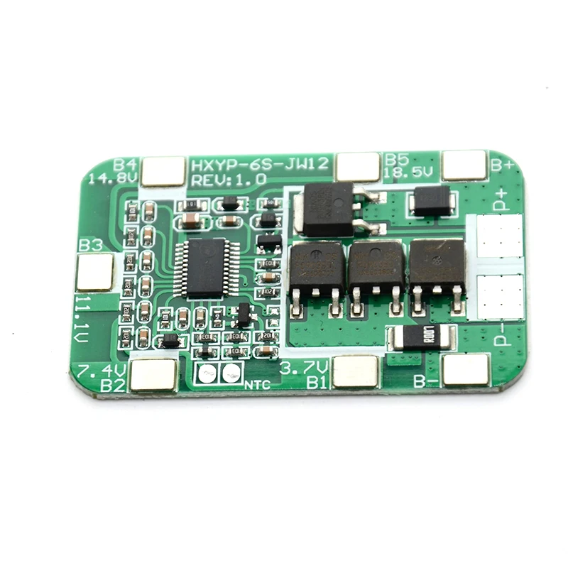 6S 12A 24V PCB BMS Protection Board For 6 Pack 18650 Li-ion Lithium Battery Cell Module New Arrival