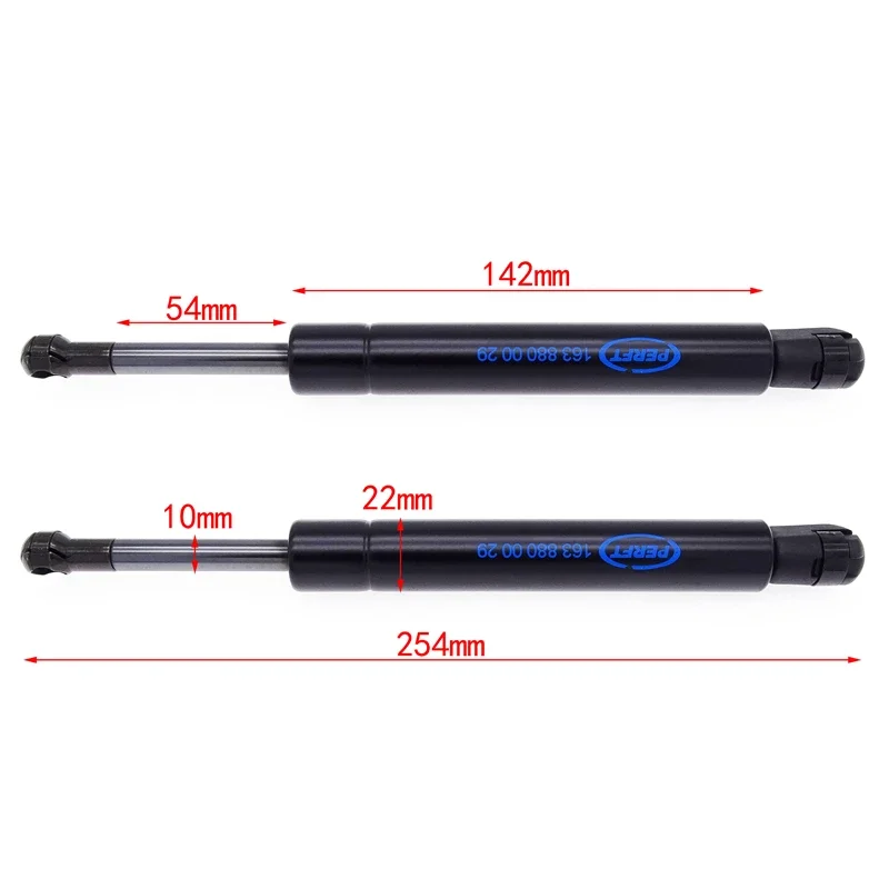 1 Pair Car Front Engine Bonnet Gas Spring Strut For Mercedes Benz W163 ML230 ML270 ML320 ML350 ML430 1638800029 1998-2005