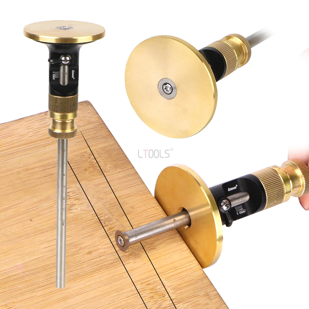 Wheel Marking Gauge with Fine-tuning Woodworking European Style Scriber Carpentry Parallel Line Drawing Mortise Wood Scribe Tool