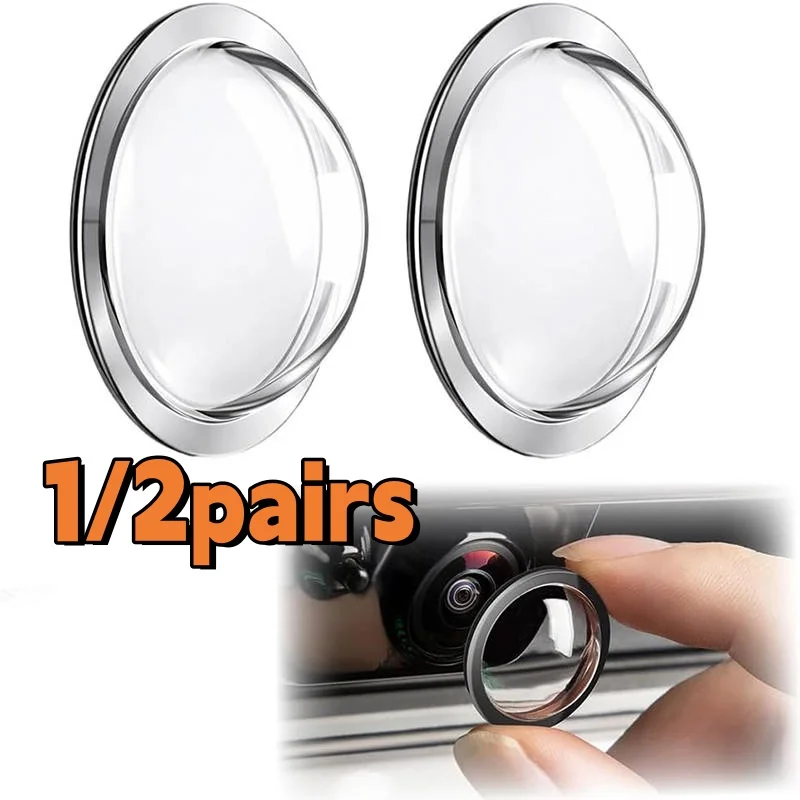 

Universal Car Camera Lens Protector 2PCS Rear View Backup Camera Cover 360° Camera Protection Anti Scratch Waterproof