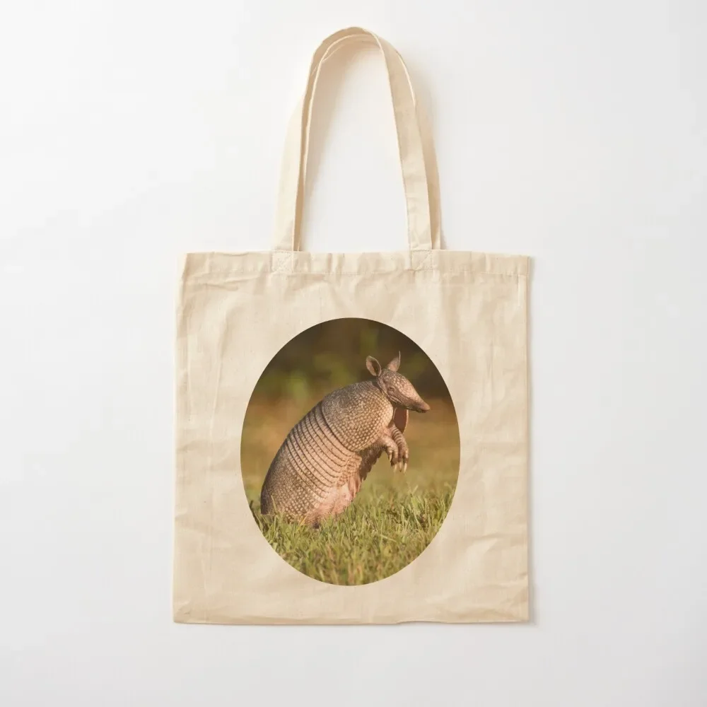 

Long-nosed Armadillo standing and watching Tote Bag Large bags for women eco bag folding hand bag ladies