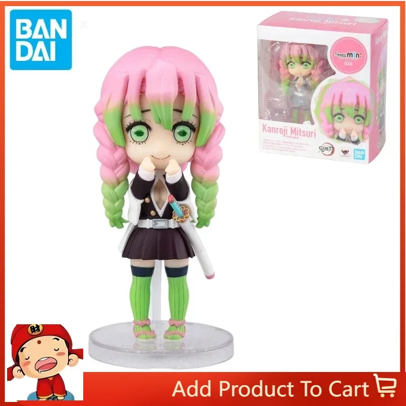 

In Stock Bandai Figuarts Mini Demon Slayer: Kimetsu No Yaiba Kanroji Mitsuri Koibashira Figure Anime Model Toy Gift