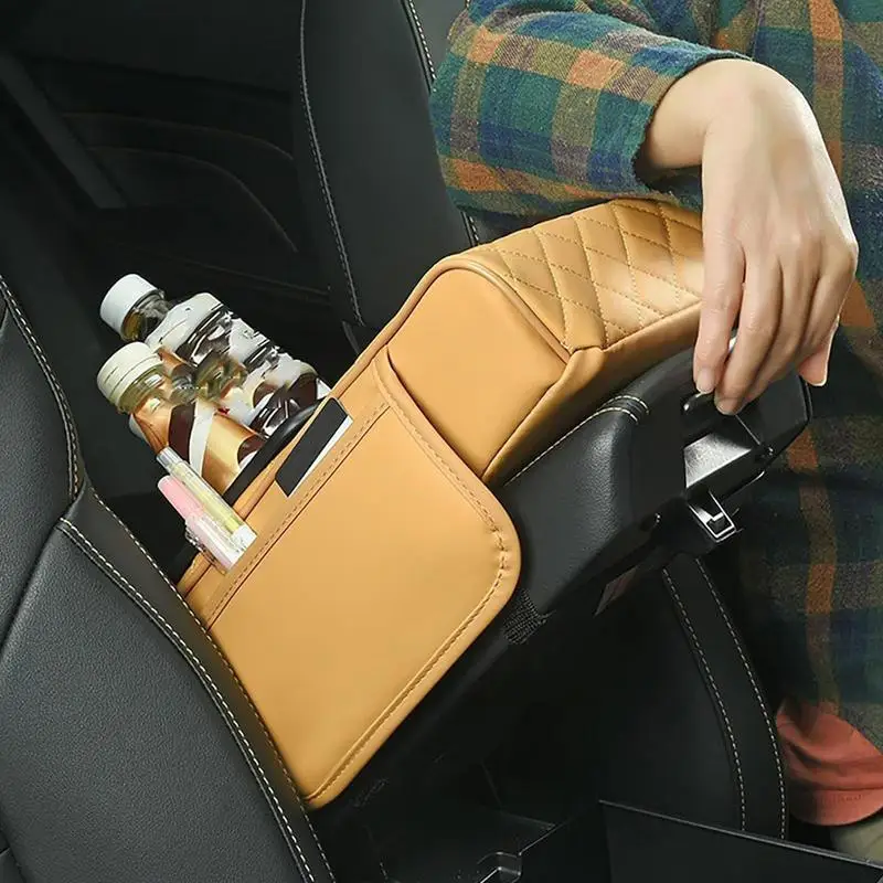 

Новый коврик для подлокотника для автомобиля, многофункциональный удобный автомобильный подлокотник с подстаканником, эргономичные автомобильные аксессуары для интерьера