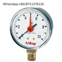 

All imported pressure gauge ITAP 100% made in Italy art.482 pressure gauge bottom connection/0-10 bar