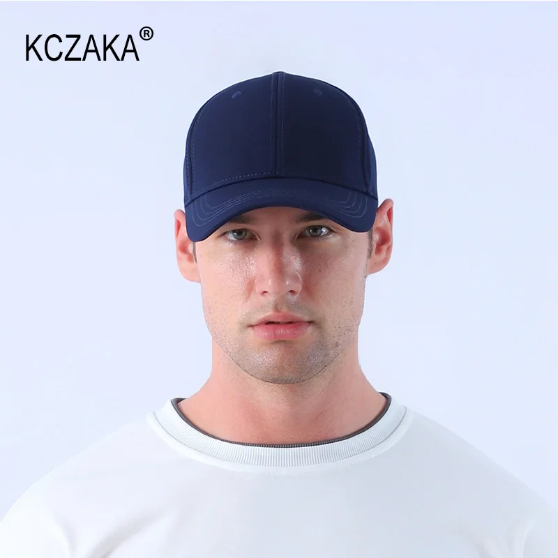 Brand Mens Full Closed Baseball Cap Causal Plain Color 6 Panels Polyester Stretchy Caps Gorras Bone Male Trucker Hat Casquette