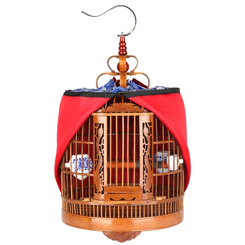 

Bird Made of Bamboo Full Set of Accessories Ocean Cage Daquan Wren Starling Bird Large Handmade House