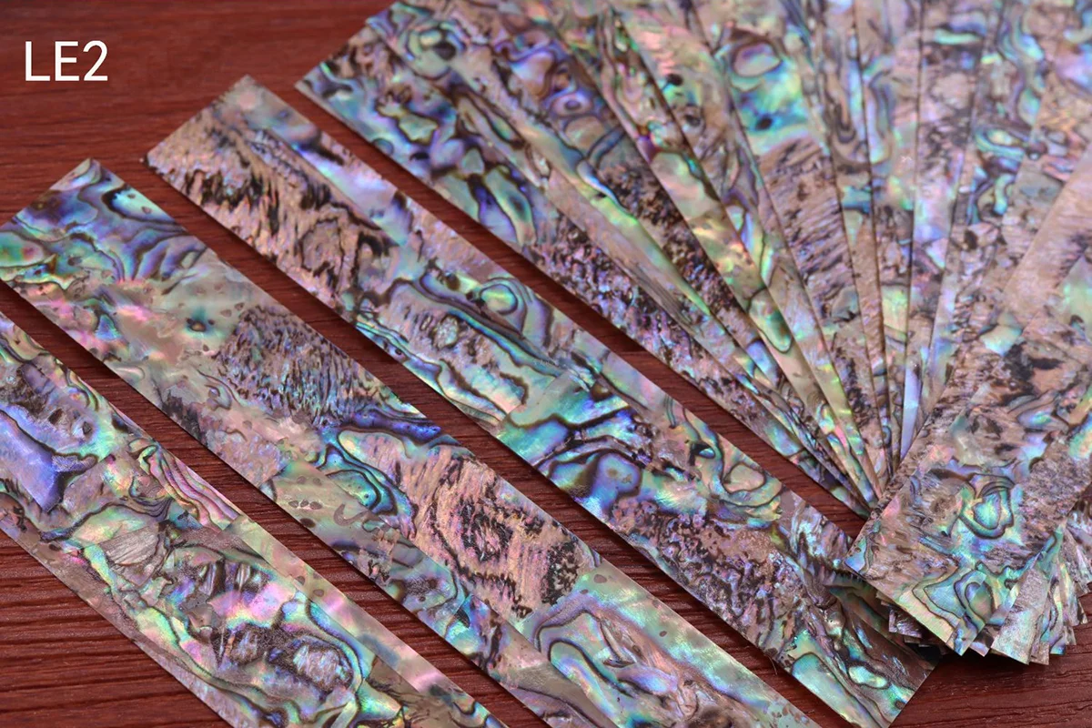 1PC Colorful Celluloid Guitar Head Veneer Shell Veneer Sheet Luthier Supply Abalone Binding Inlay Strips for Guitar