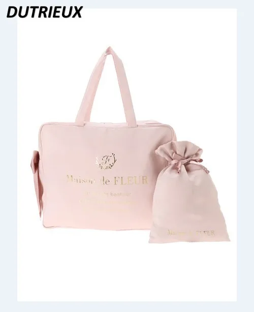 Lolita Japanese Style Women's Handbags Pear Flower New Travel Bag Workout Yoga Portable Shoulder Fashion Casual Bags for Ladies