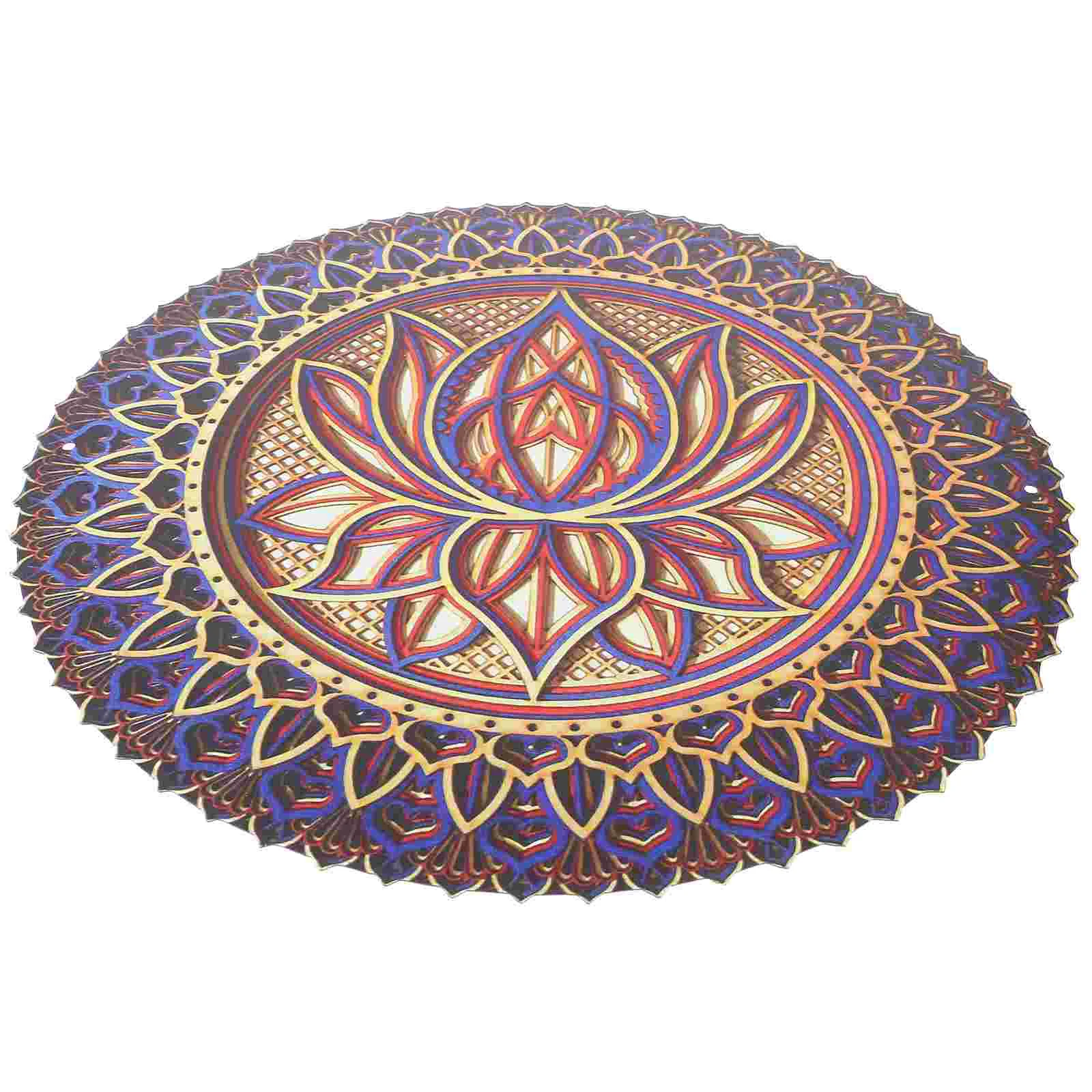 

Boho Decor Metal Wall Hanging Mandala Indoor Outdoor Living Room Decoration Crafts Vintage