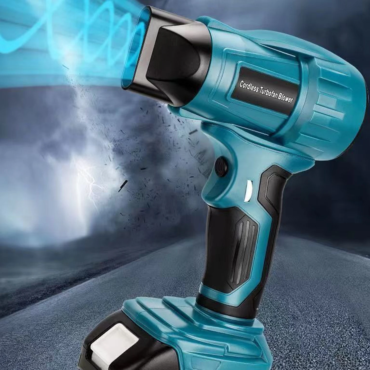 18V Brushless High Power Tool Accessories TF06 Violent Fan Blower Wireless Gun Suitable for Makita/Milwaukee/Dewalt/Bosch/Ryobi
