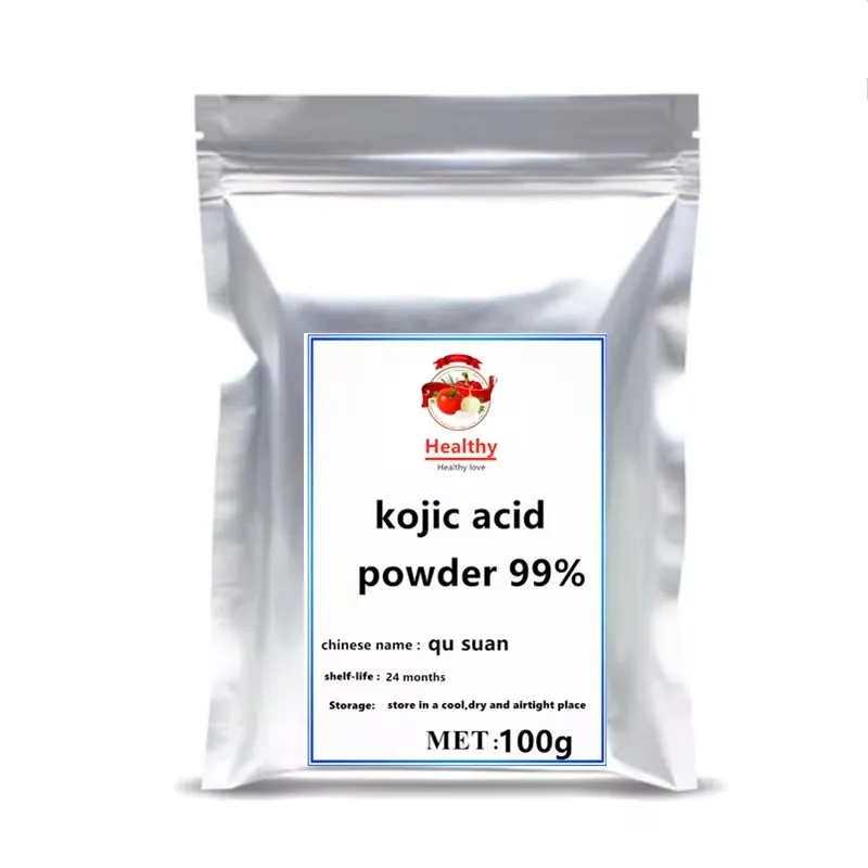 High Quality kojic acid powder Pure 99%Cosmetic Grade kojic acid soap Skin Whitening Skin Care Anti-aging Dipalmitate Powder ISO