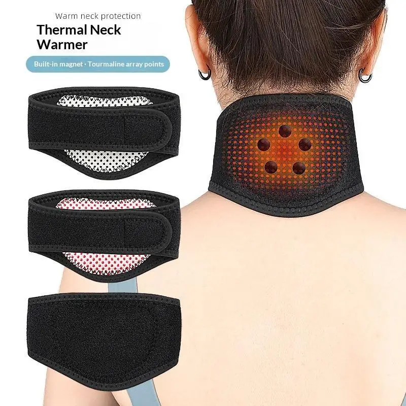 1Pcs Magnet Cervical Neck Care Collar Far Infrared Relaxation Magnetic Neckband Tourmaline Self-Heating Pads
