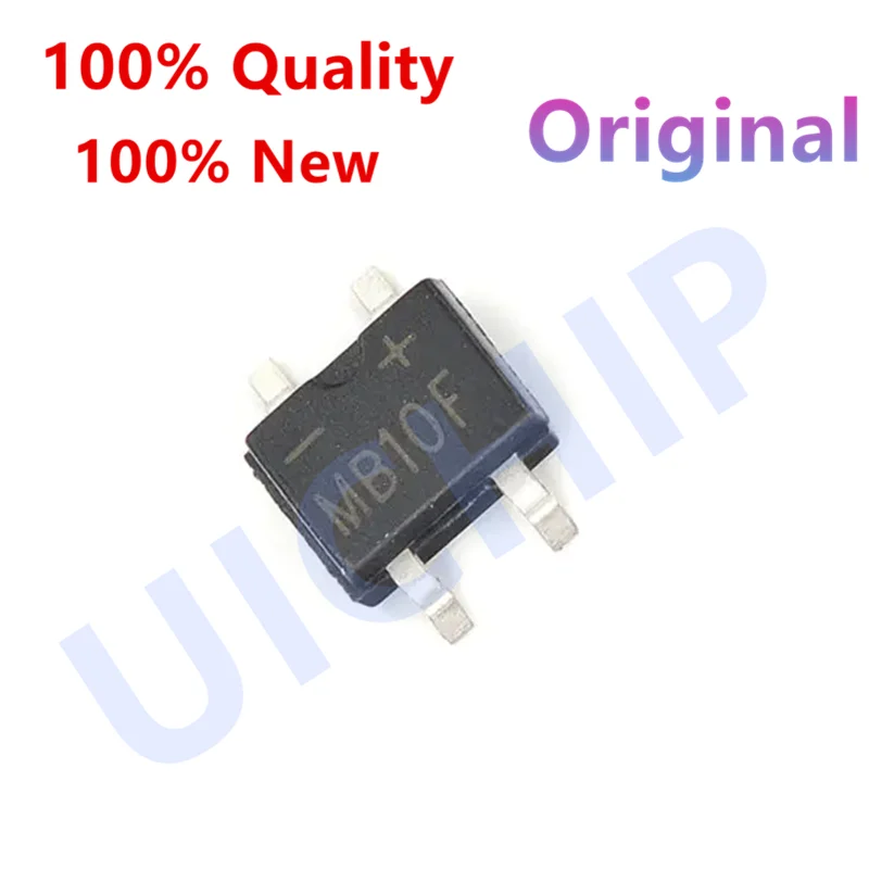 (50piece)100% New MB10F 1A 1000V SOP-4 Diode Bridge Rectifier SMD Original