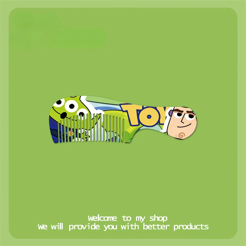 Creative cartoon pattern Disney Alien student cute mini portable anti-static plastic comb daily necessities anime peripherals