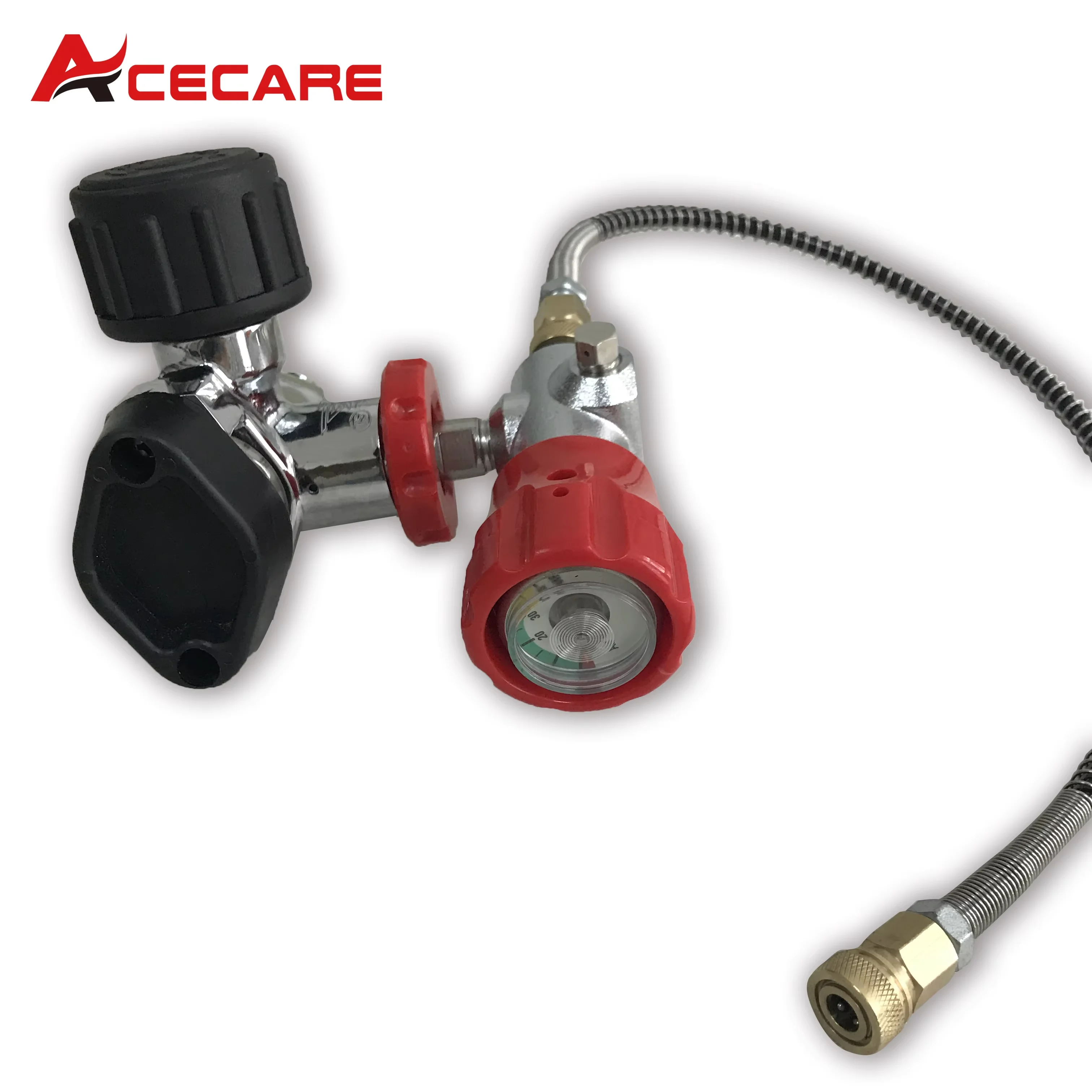 محطة حفظ صمام خزان الغوص لقياس Acecare لإعادة تعبئة الخزان 30Mpa 300Bar 4500Psi #4