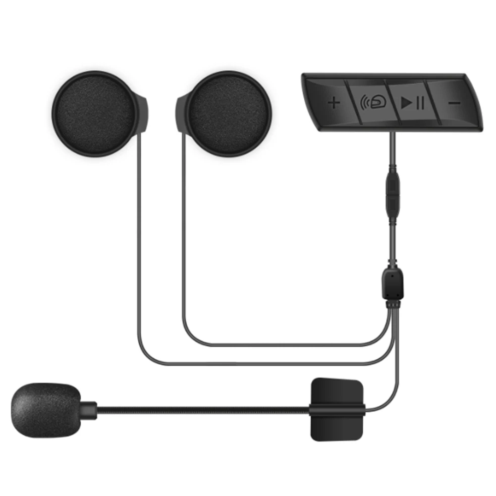 

A96E-Motorcycle Helmet Headset Bluetooth 5.0 Intercom Wireless Earphone Stereo With Mic Noise Reduction Headphone,M7