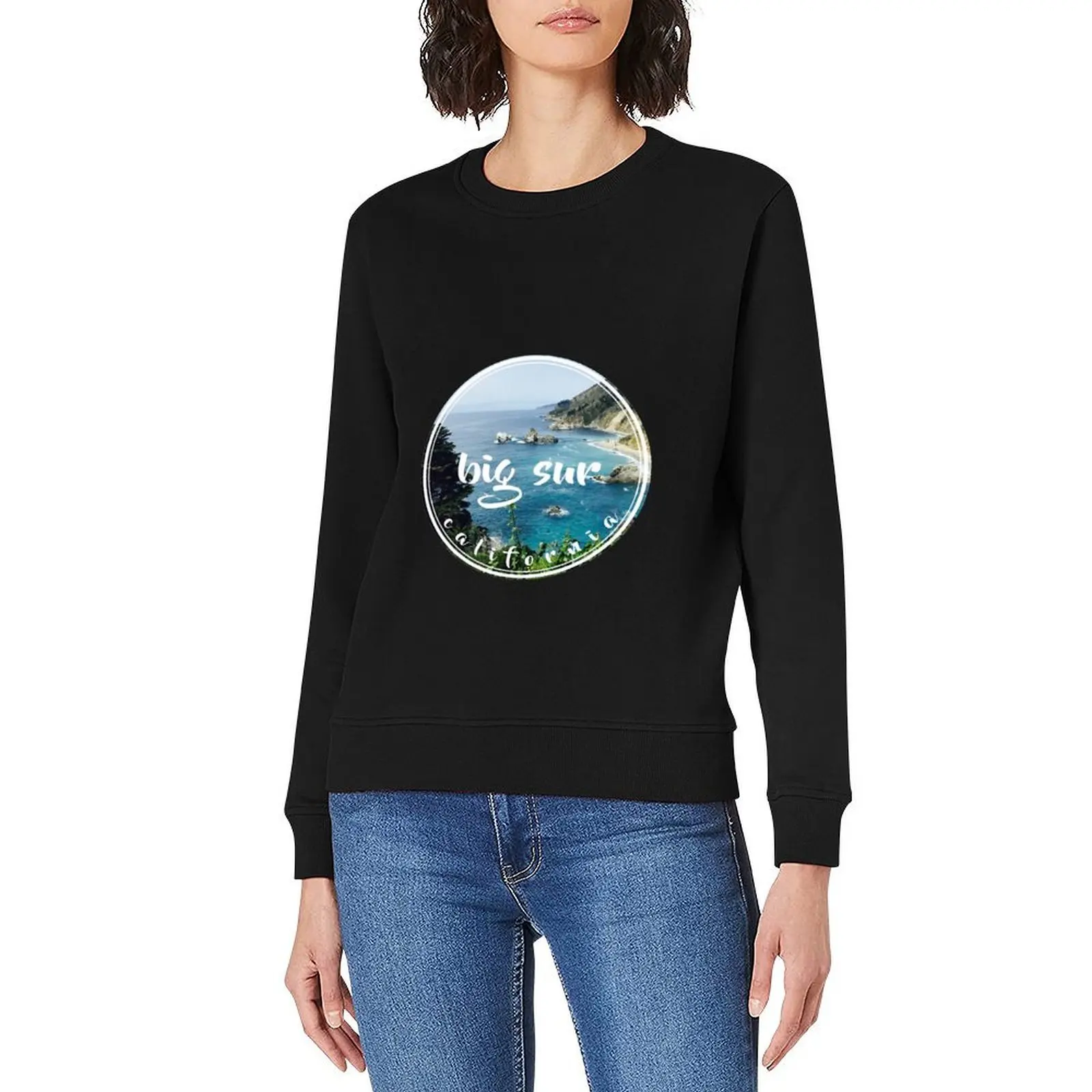 معطف رجالي من Big Sur California، ملابس جمالية، تي شيرت رجالي، سويت شيرت كبير الحجم