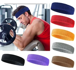 Materiale asciugamano solido ad alta elasticità spessa assorbimento del sudore corsa ciclismo sport all'aria aperta fascia per capelli fascia per capelli