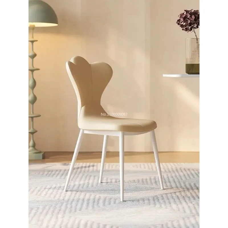 Nordic minimalist modern minimalist net celebrity designer cream style light luxury style French  디자인의자  chair furniture стул