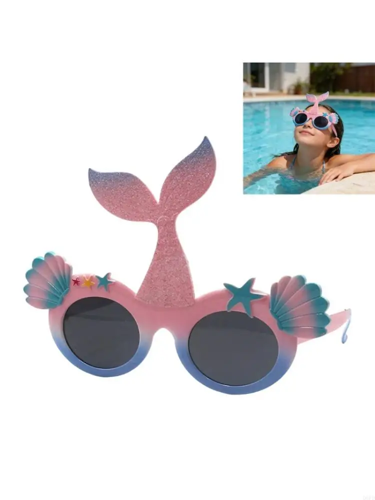   Popular Sea Maiden Tail Frame Sunglasses Eyewear For Costume Parties Beach Event