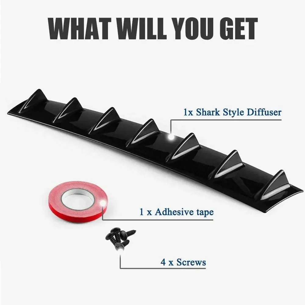 ดิฟฟิวเซอร์กันชนหลังแบบคาร์บอนไฟเบอร์ คุณภาพสูง ผลิตจากพลาสติก ABS รุ่น SLJ-1008