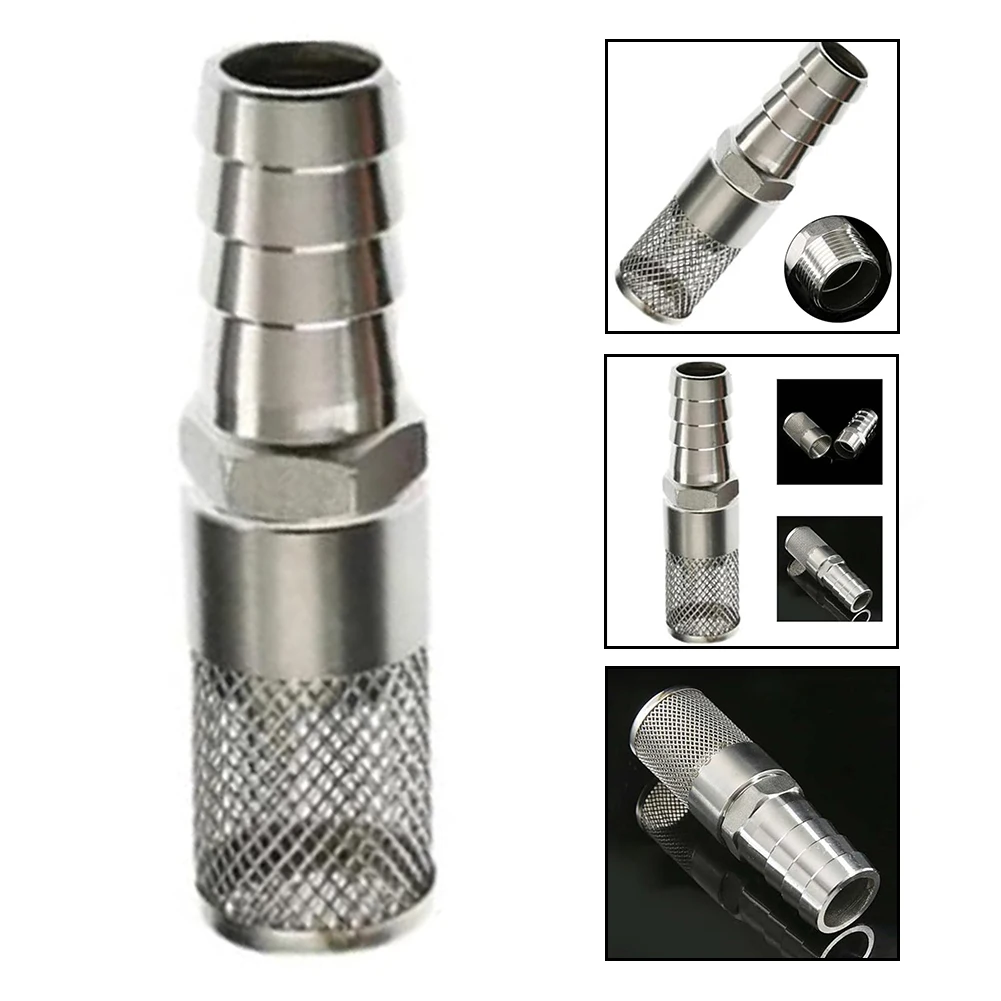 Per tubo flessibile pompa 304 filtro tubo flessibile a rete filtro farpa temperature estreme 20mm-24mm filtro tubo flessibile di facile installazione