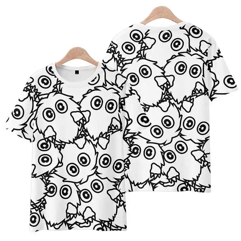 ملابس خارجية غير رسمية قمصان رجالية يو غي أوه! تي شيرت رجالي فضفاض بأكمام قصيرة ومطبوع من Kuriboh عالي الجودة ومثير للاهتمام وسريع الجفاف #2